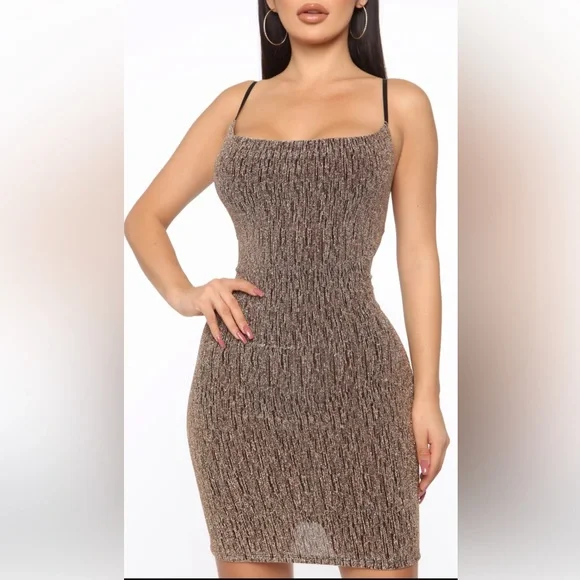 slim fit dress slacks Gold Short homecoming Dresses Glitter Cocktail Party Dress, Mini Shiny –  cherishgirls main image 1